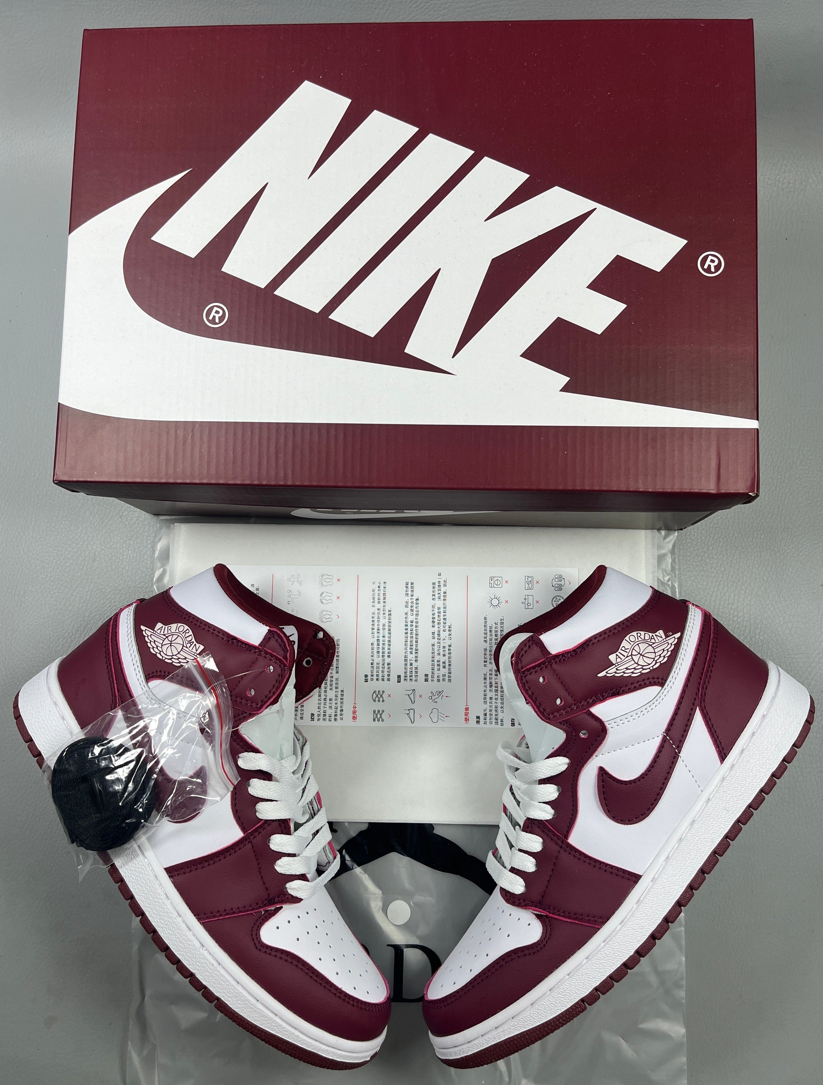 007 — Jordan 1 High “Maroon Heritage” — Design Inspired Sneaker