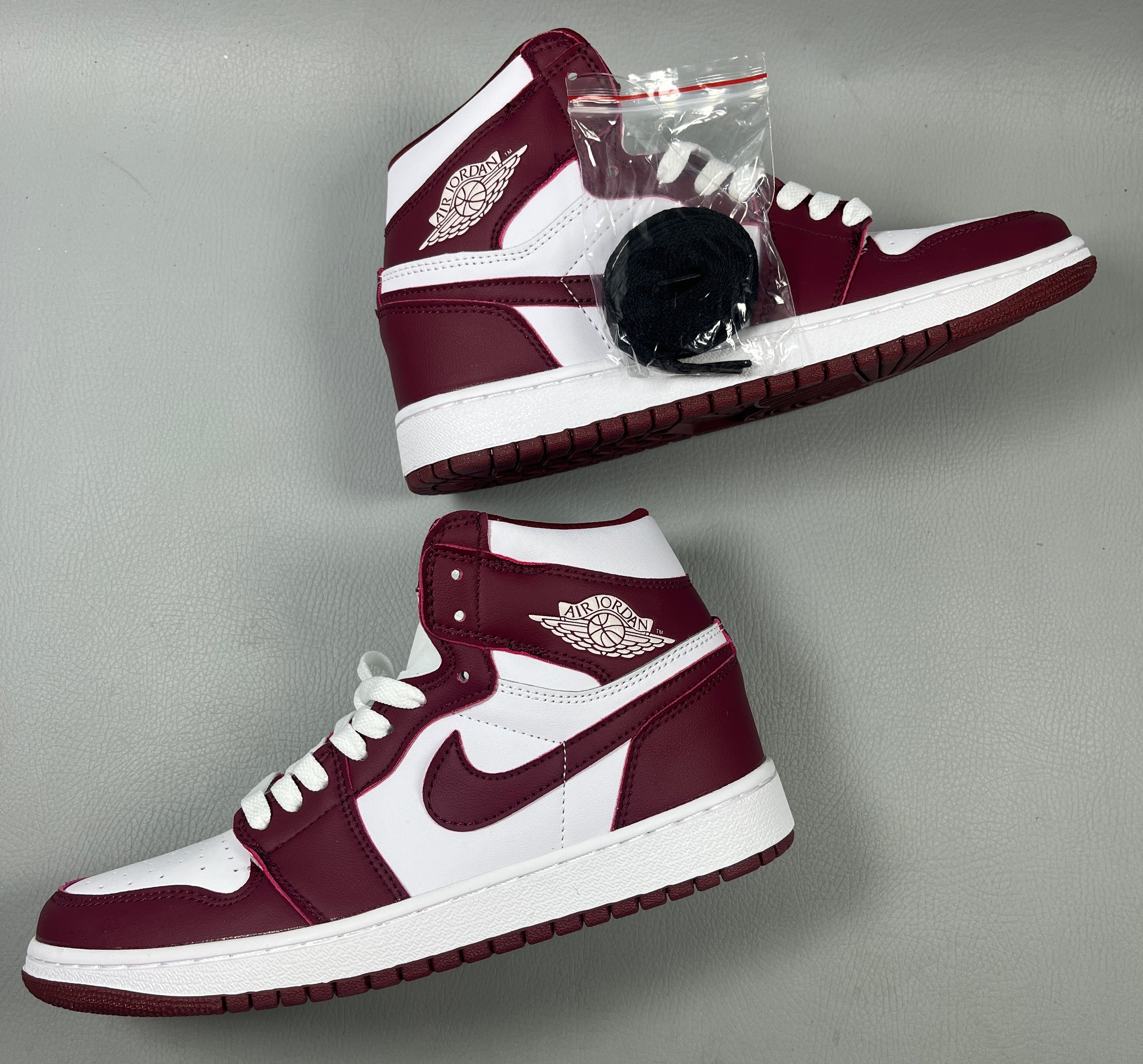 Jordan 1 High – Design-Inspired "Maroon Heritage" Custom Tribute Build AJ1-MRHN-INS-007