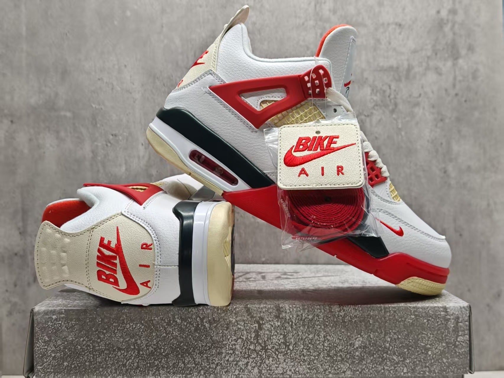 450 — Jordan 4 “Brick After Bricks” — Tribute Custom