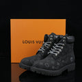Timberland 6-Inch Design-Inspired - "LV Monogram" Black - TIM-LVMONOBLK-003 - Sole Revival and Redemption LLC