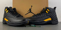 Jordan 12 Design-Inspired - "Black Taxi" "Black & Yellow" Custom Tribute - AJ12-BLKTXI-1223