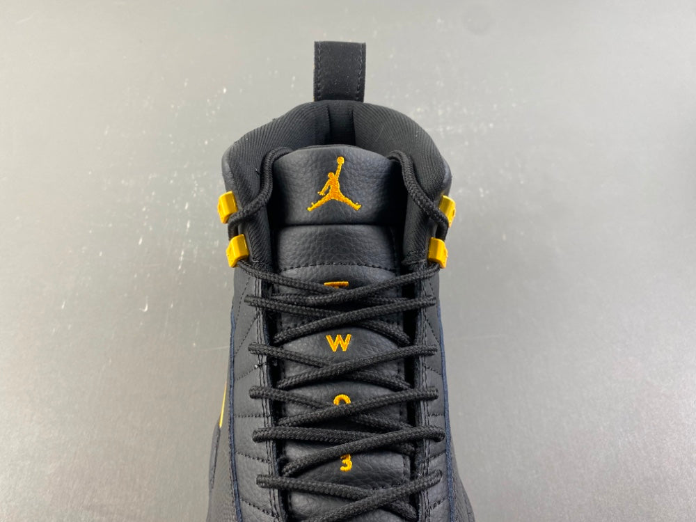 Jordan 12 Design-Inspired - "Black Taxi" "Black & Yellow" Custom Tribute - AJ12-BLKTXI-1223