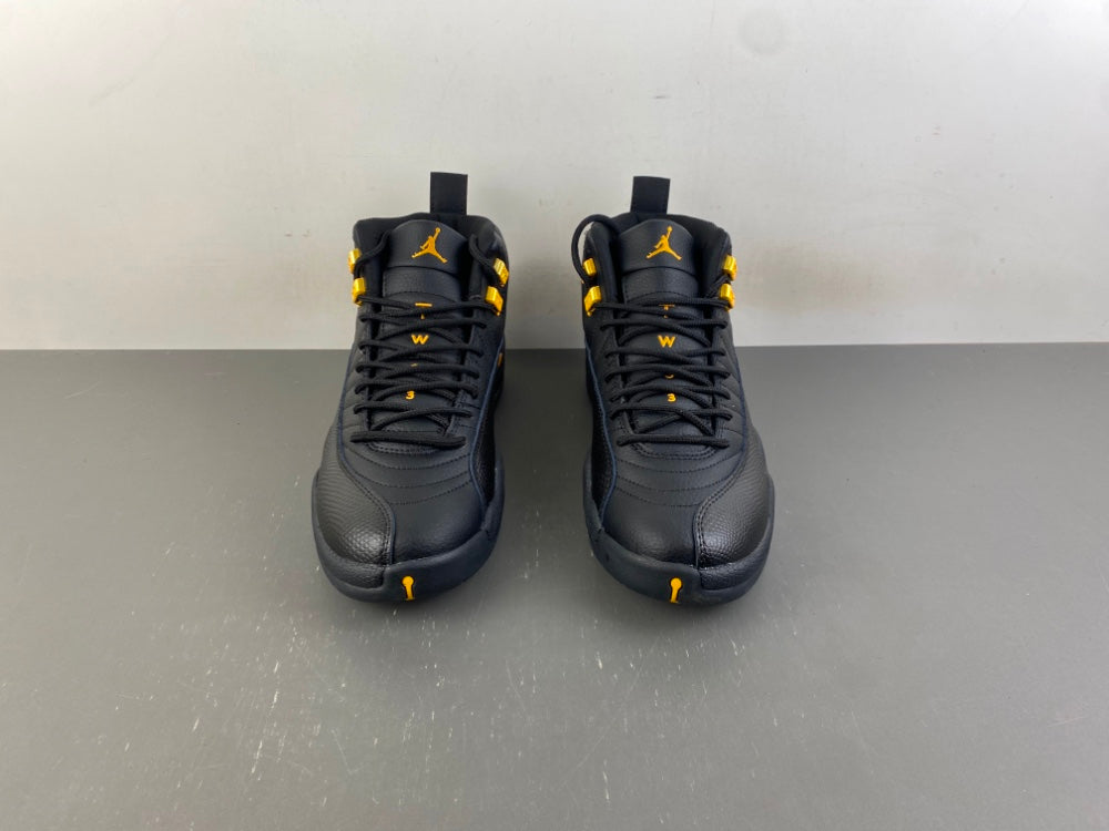 Jordan 12 Design-Inspired - "Black Taxi" "Black & Yellow" Custom Tribute - AJ12-BLKTXI-1223