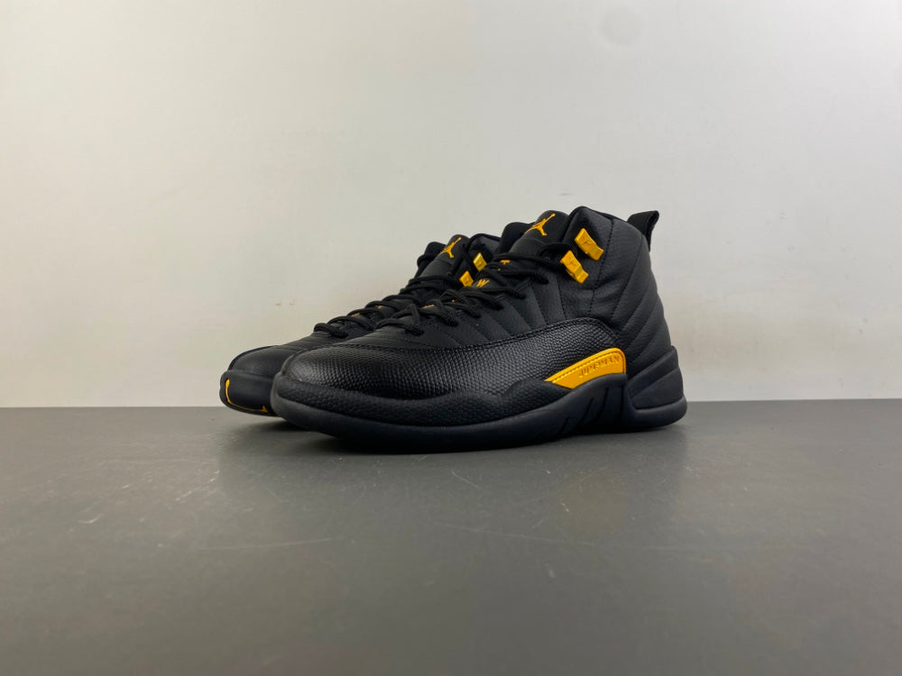 Jordan 12 Design-Inspired - "Black Taxi" "Black & Yellow" Custom Tribute - AJ12-BLKTXI-1223