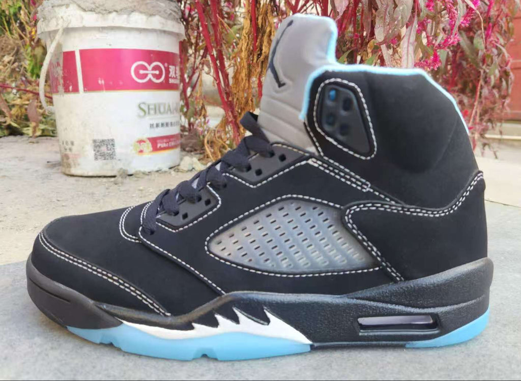 Air Jordan 5 – Design-Inspired "Black UNC" Custom Tribute Build AJ5-UNC-530