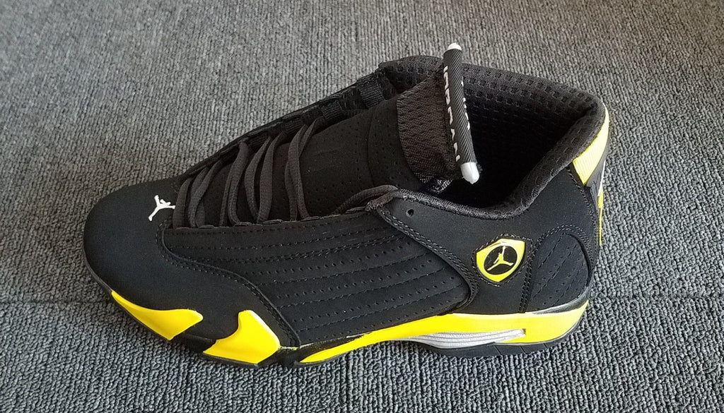 Jordan 14 Design-Inspired - "Thunder" "Black & Yellow" Custom Tribute - AJ14-THNDR-1413