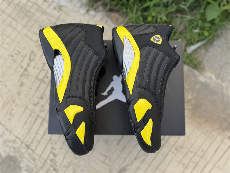 Jordan 14 Design-Inspired - "Thunder" "Black & Yellow" Custom Tribute - AJ14-THNDR-1413