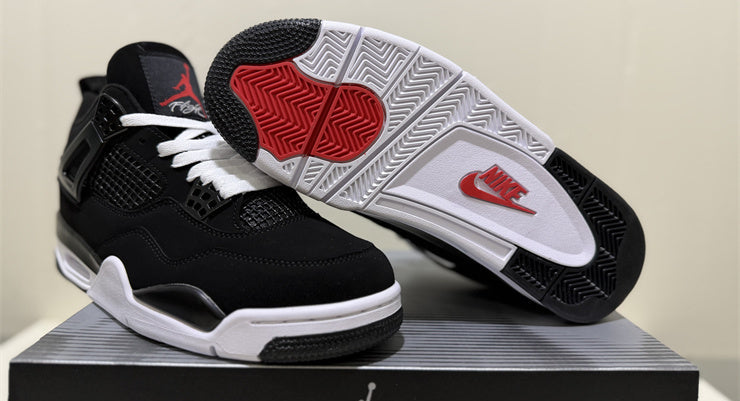 Jordan 4 Design-Inspired - "Bloodline" Custom Tribute - AJ4-BLOODLINE-483