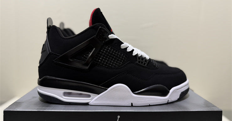 Jordan 4 Design-Inspired - "Bloodline" Custom Tribute - AJ4-BLOODLINE-483