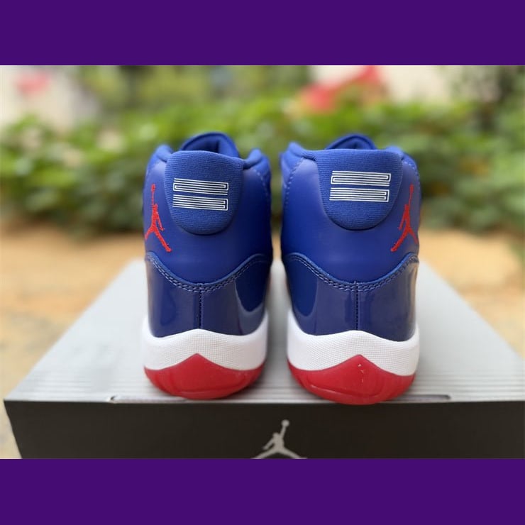 Jordan 11 Design-Inspired - "Detroit Pistons" - AJ11-PISTONS-1144 - Sole Revival and Redemption LLC