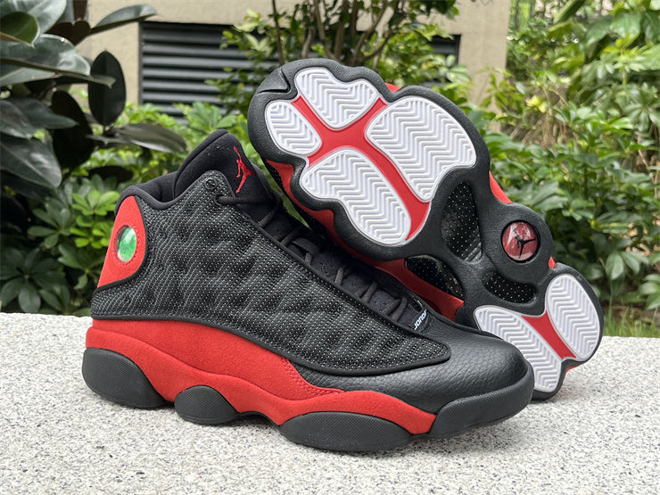 Jordan 13 Design-Inspired - "Bred" "Black & Red" Custom Tribute - AJ13-BREDS-1306