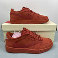 Jordan 1 Low – Design‑Inspired "Travis Scott" "Red Oxide" Custom Fantasy Build TS‑JRDNS‑052
