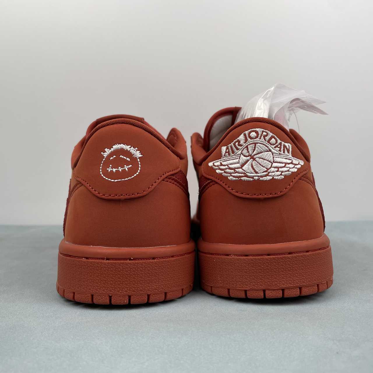 Jordan 1 Low – Design‑Inspired "Travis Scott" "Red Oxide" Custom Fantasy Build TS‑JRDNS‑052