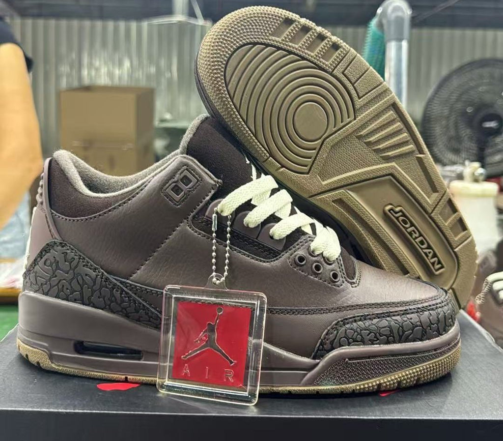 Jordan 3 Design-Inspired - "Fireside" - AJ3-FIRESIDE-355 - Sole Revival and Redemption LLC