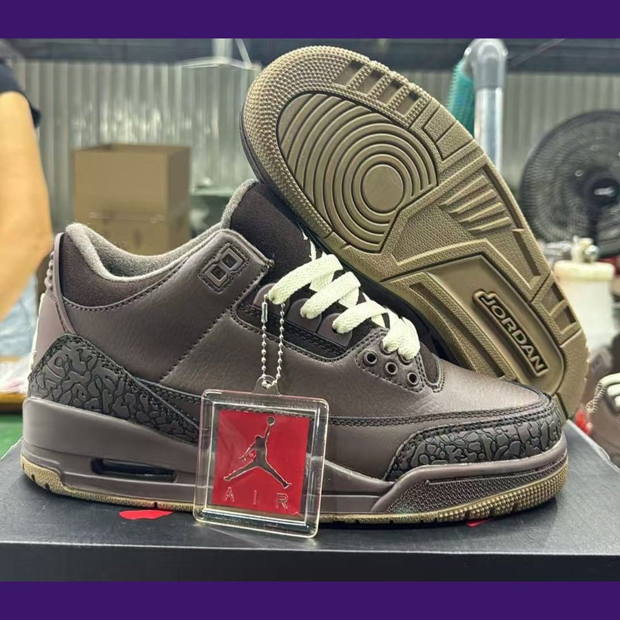 Jordan 3 Design-Inspired - "Fireside" - AJ3-FIRESIDE-355 - Sole Revival and Redemption LLC