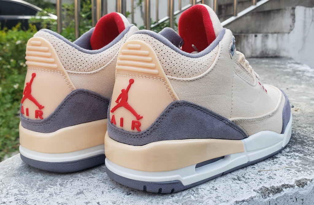 Jordan 3 - Design‑Inspired "Desert Canvas Red" Custom Tribute Build AJ3-DSRT-CNVS-303