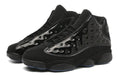 1304 — Jordan 13 “Cap and Gown” — Triple Black — Design‑Inspired