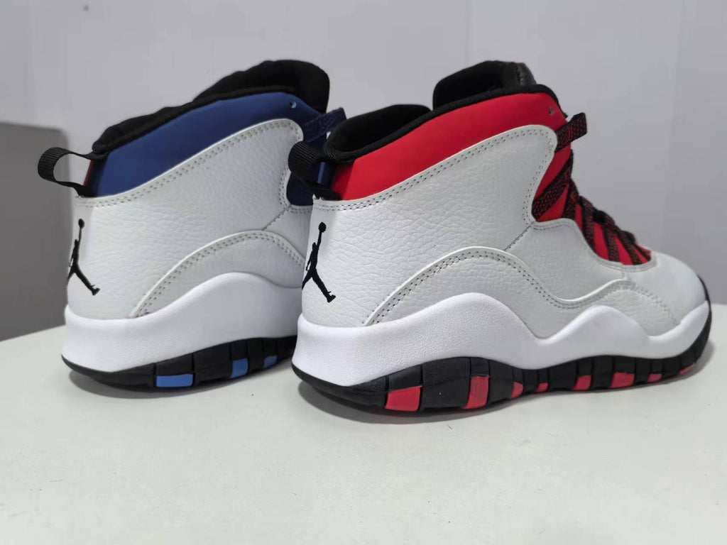 1006 — Jordan 10 “CHI / UNC Split Sole” — Design‑Inspired