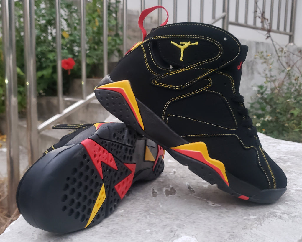 Jordan 7 — Design‑Inspired “Citrus” Custom – Tribute Build AJ7‑CITRUS‑703