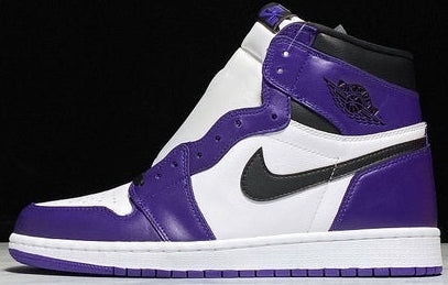 008 — Jordan 1 High “Court Purple Classic” — Design Inspired Sneaker