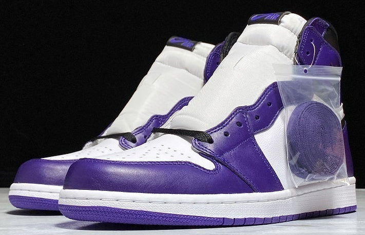 008 — Jordan 1 High “Court Purple Classic” — Design Inspired Sneaker