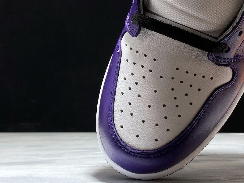 Jordan 1 High – Design-Inspired "Court Purple Classic" Custom Tribute Build AJ1-CRTP-CLS-008