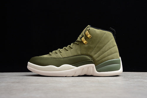 1204 — Jordan 12 “Chris Paul — Class of 2003” — Olive — Design‑Inspired