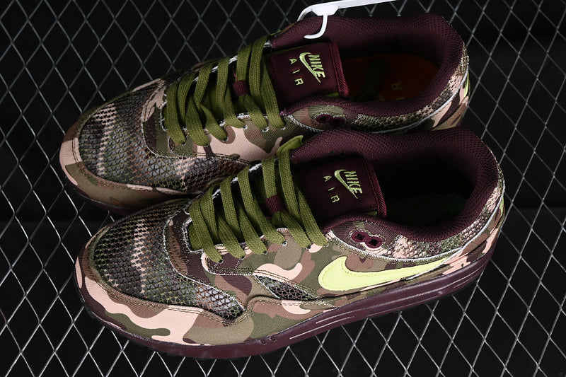 Nike Air Max 1 Design-Inspired - "Camo Lemon Twist" - AM1-CAMOLM-009