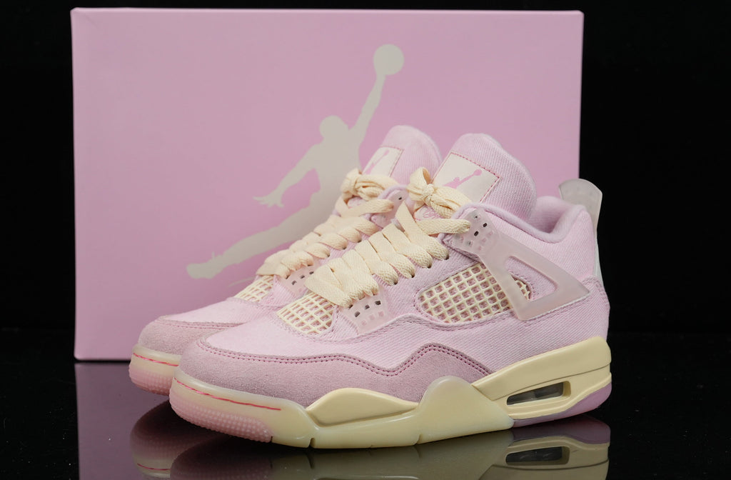 Jordan 4 – Design-Inspired "Carmine" Custom Tribute Build AJ4‑CARMINE‑444
