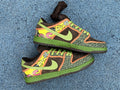 SBDNK‑005 — Nike SB Dunk Low “De La Soul” — Brown/Green/Graphic — Design‑Inspired