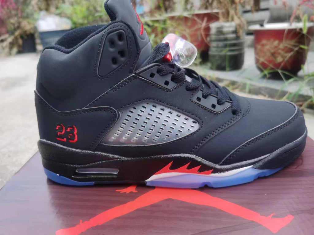 506 — Jordan 5 “Raging Bull Black” — Design‑Inspired Sneaker