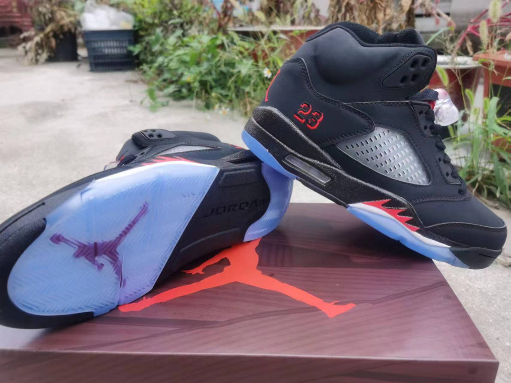 Jordan 5 – Design-Inspired "Raging Bull Black" Custom Tribute Build AJ5-RAGINGBLACK-506