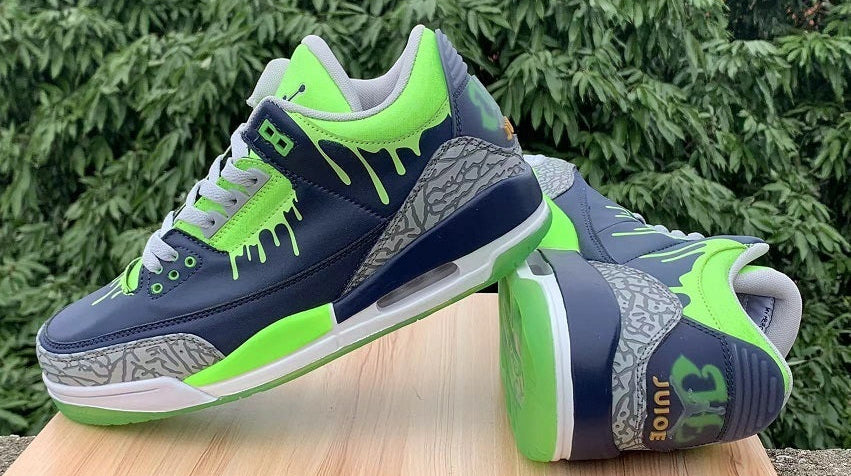 Jordan 3 - Design‑Inspired "Doernbecher Hugo" Custom Tribute Build AJ3-DOER-HUGO-304