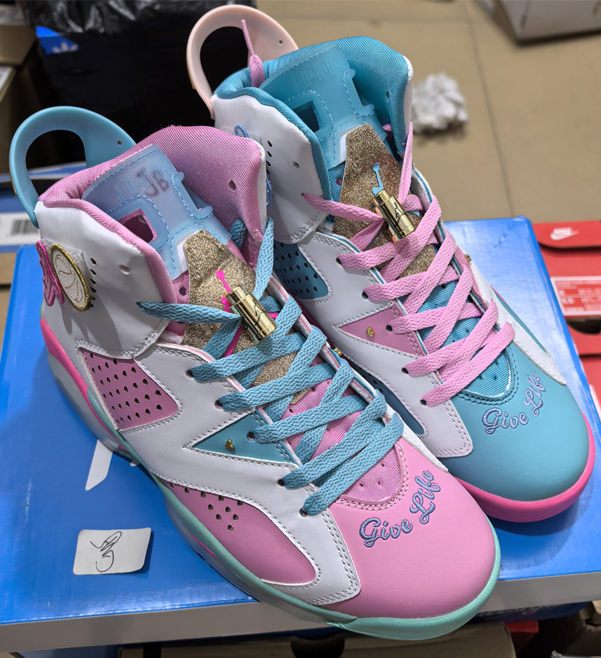 Jordan 6 - Design-Inspired "Doernbecher GS" Custom Tribute Build AJ6-DOERNBECHERGS-607