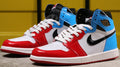 010 — Jordan 1 High “Fearless UNC/Chicago” — Design-Inspired Sneaker