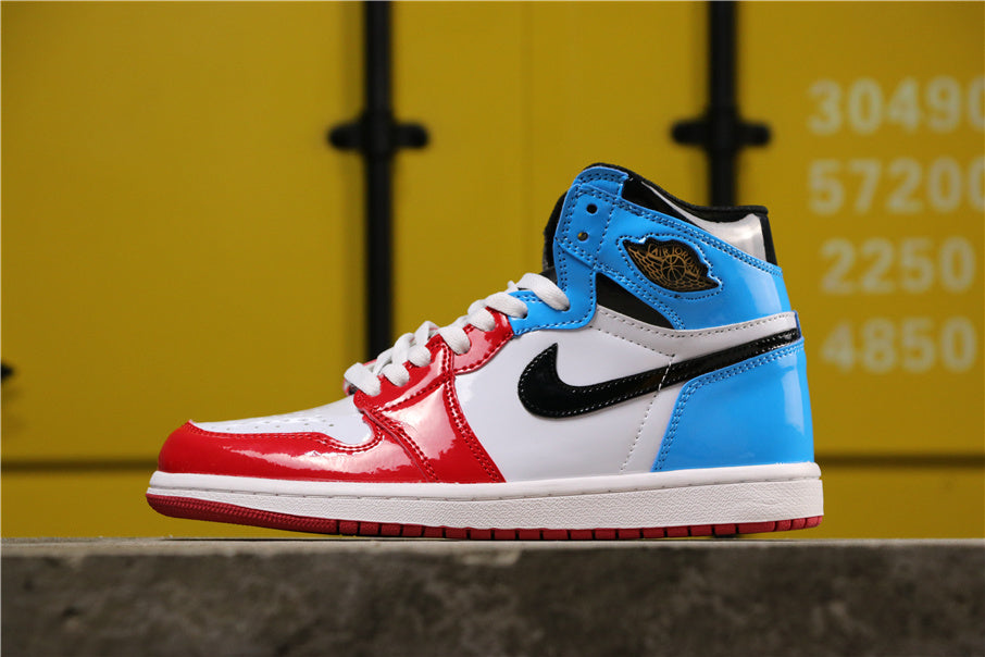 Jordan 1 High – Design-Inspired "Fearless UNC/Chicago" Custom Tribute Build AJ1-FRLS-UNCCH-010