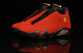 Jordan 14 – Design-Inspired "Red Ferrari" Custom Tribute Build AJ14‑RFERRARI‑1402