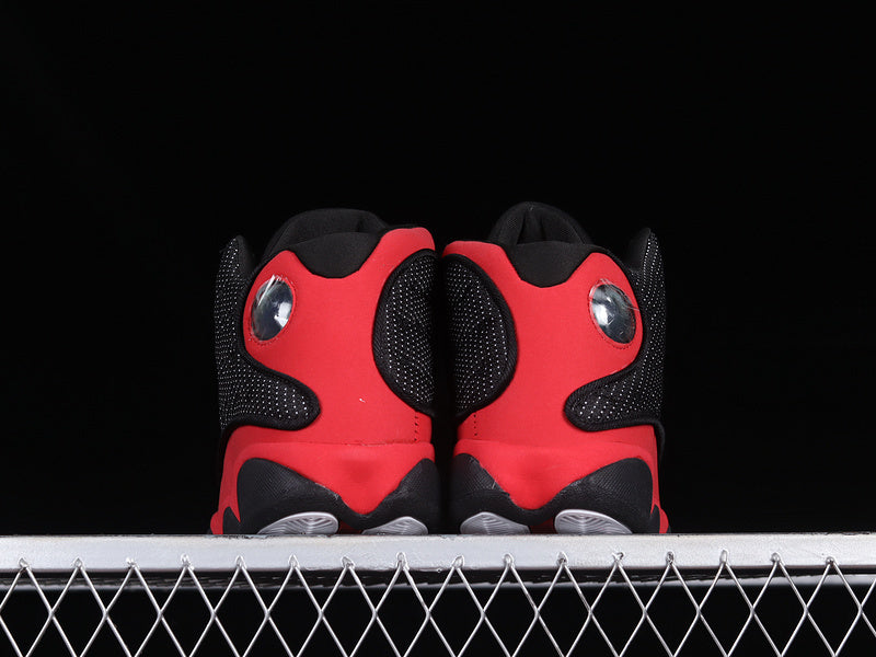 1306 — Jordan 13 “Black &amp; Red Flint” — Black/Red/White — Design‑Inspired