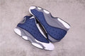 1307 — Jordan 13 “Flint” — Navy/Grey/White — Design‑Inspired