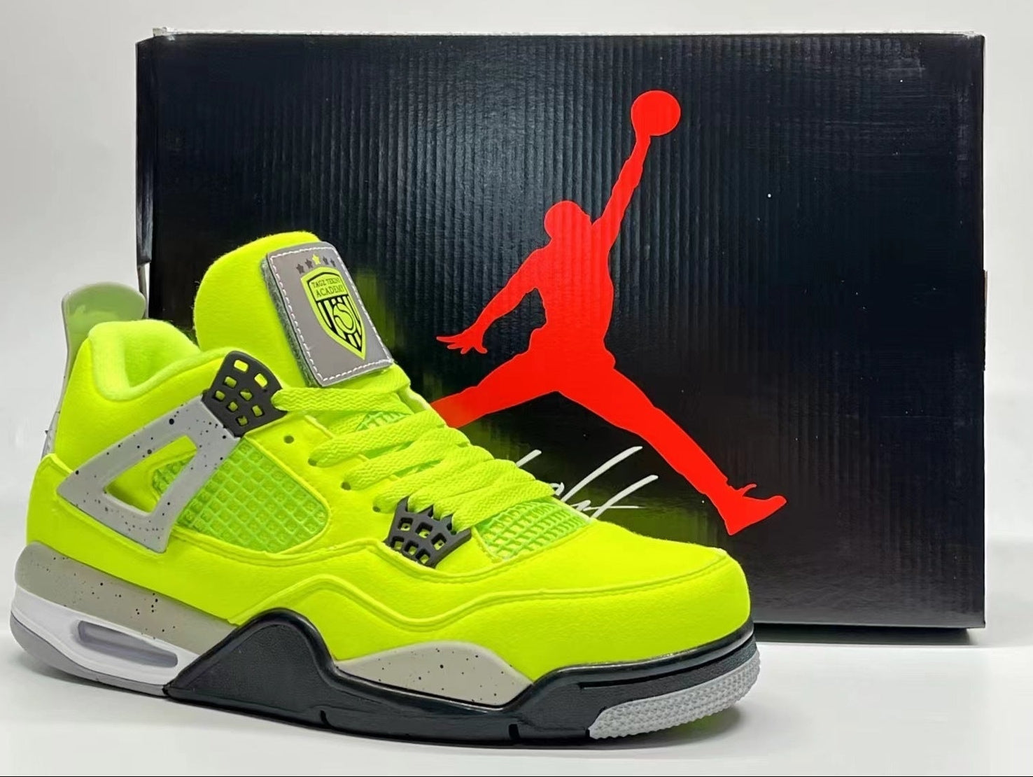 415 — Jordan 4 “Volt” — Design‑Inspired Sneaker