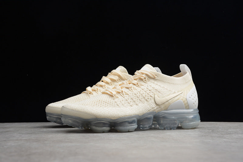 VMP‑BEIGWHT‑005 — Nike Air VaporMax Flyknit — Beige/White — Design‑Inspired