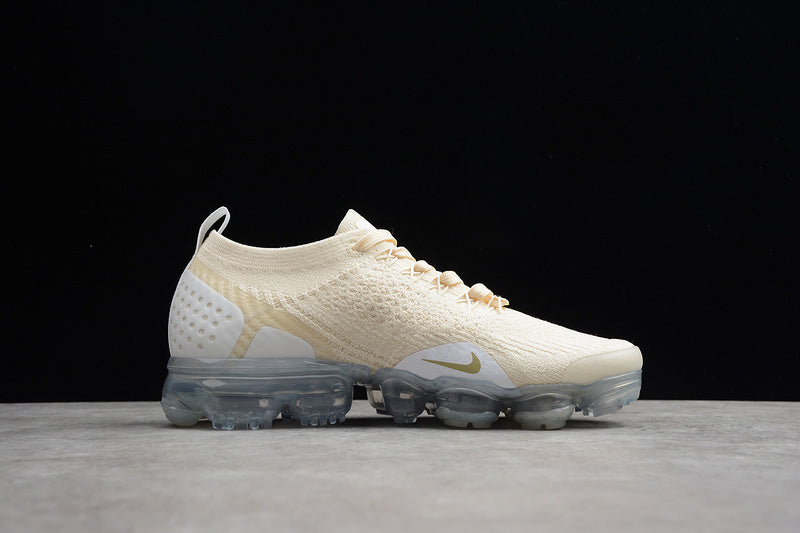 VMP‑BEIGWHT‑005 — Nike Air VaporMax Flyknit — Beige/White — Design‑Inspired