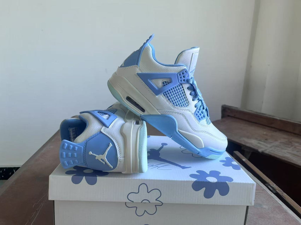 417 — Jordan 4 “Forget Me Nots” — Design‑Inspired Sneaker