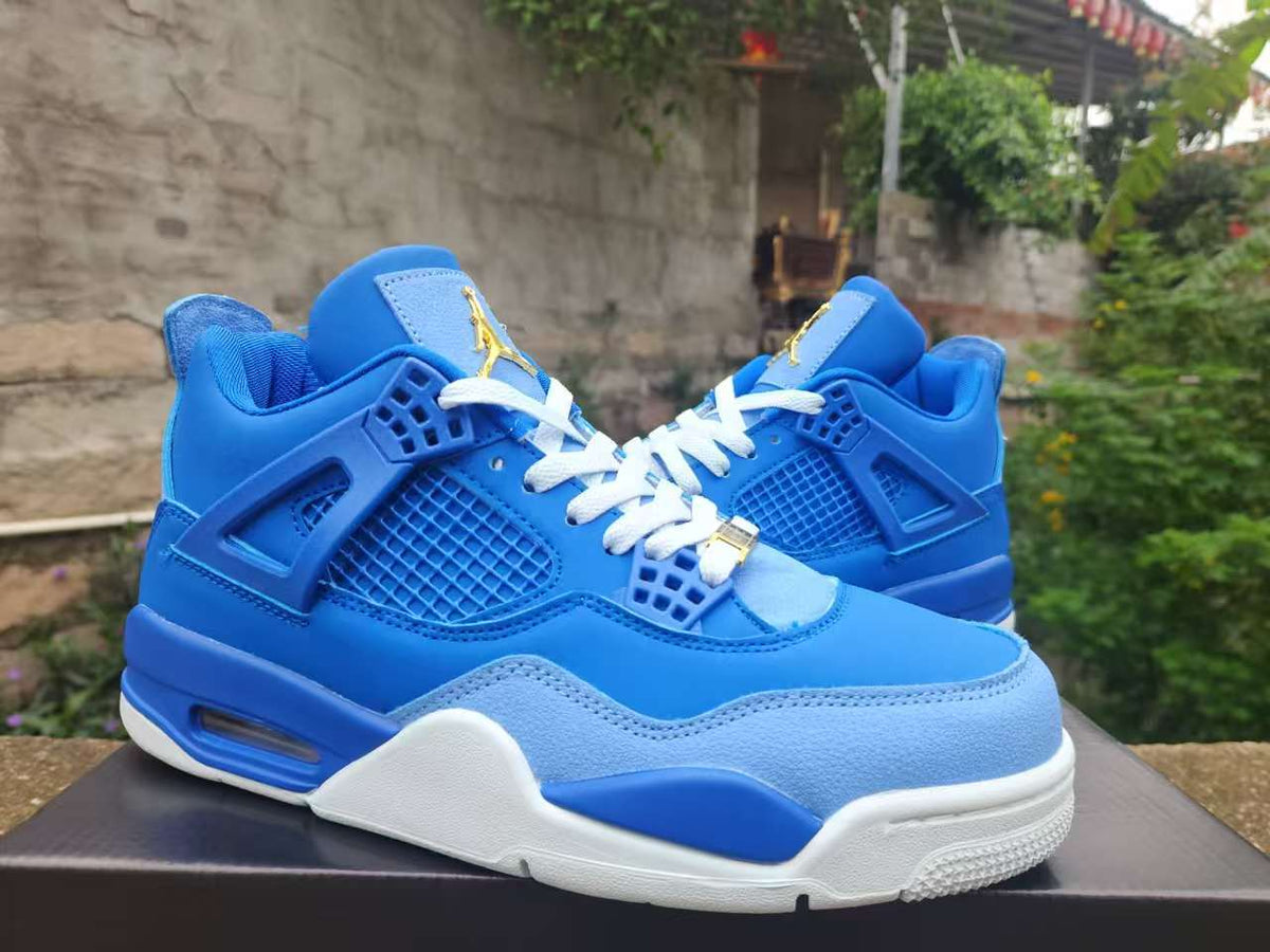 Jordan 4 Florida Gators PE - Royal Blue & White Custom Tribute - AJ4-FLDAPE-487