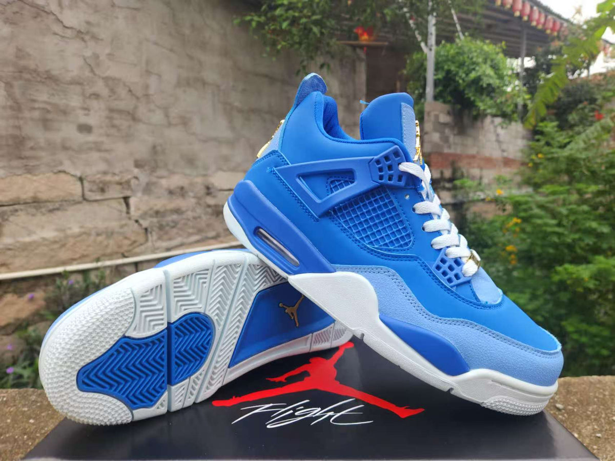 Jordan 4 Florida Gators PE - Royal Blue & White Custom Tribute - AJ4-FLDAPE-487