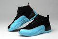 1207 — Jordan 12 “Gamma Blue” — Black/Blue — Design‑Inspired