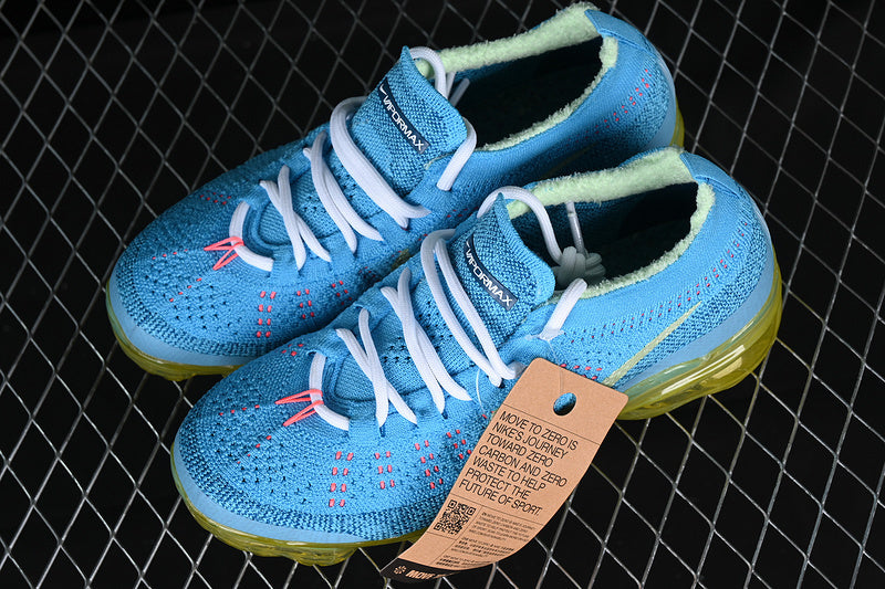 VMP‑BLUPNKYLW‑006 — Nike Air VaporMax Flyknit — Blue/Pink/Yellow — Design‑Inspired