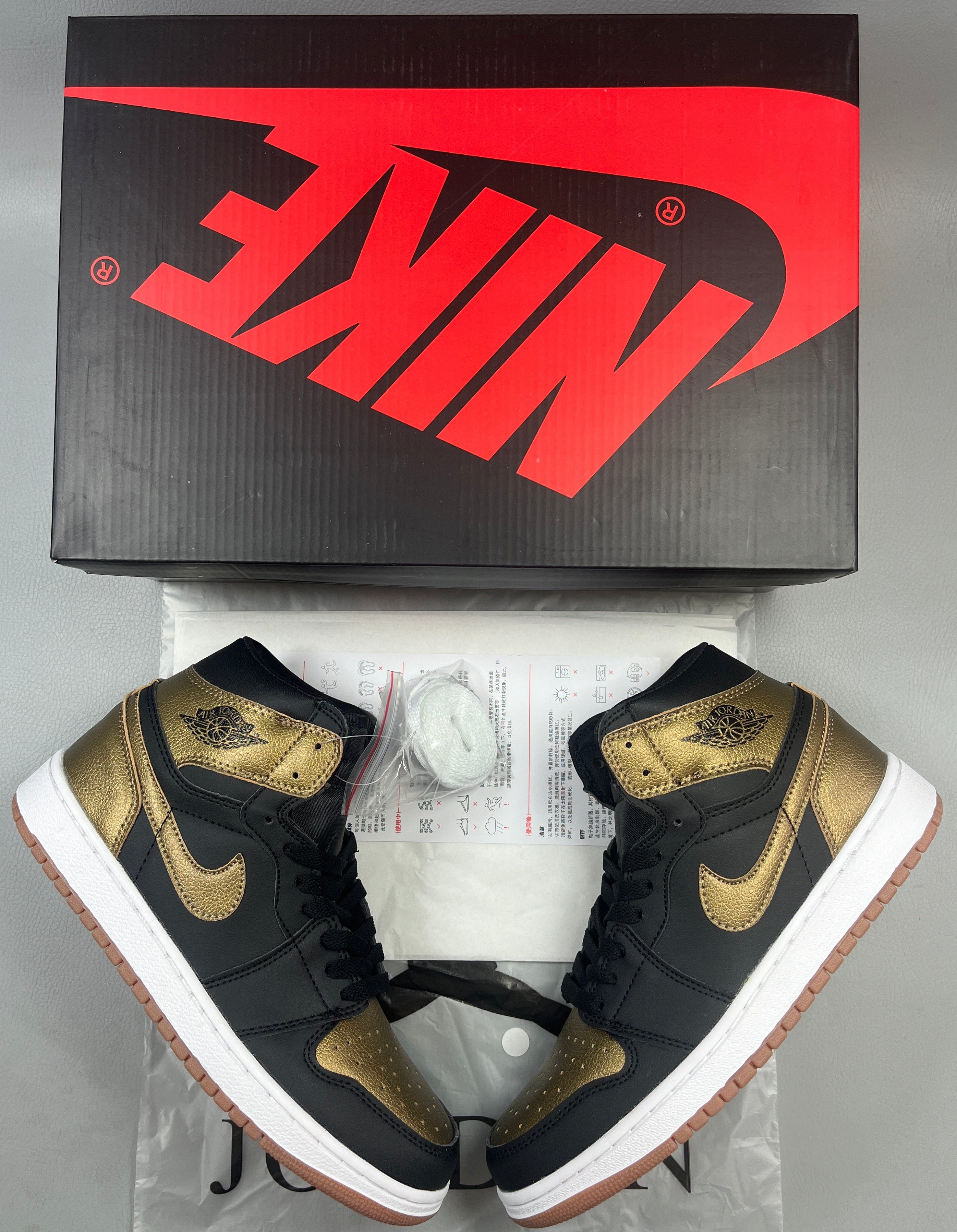 011 — Jordan 1 High “Gold Toe Classic” — Design-Inspired Sneaker