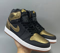 Jordan 1 High – Design-Inspired "Gold Toe Classic" Custom Tribute Build AJ1-GLDT-CLS-011