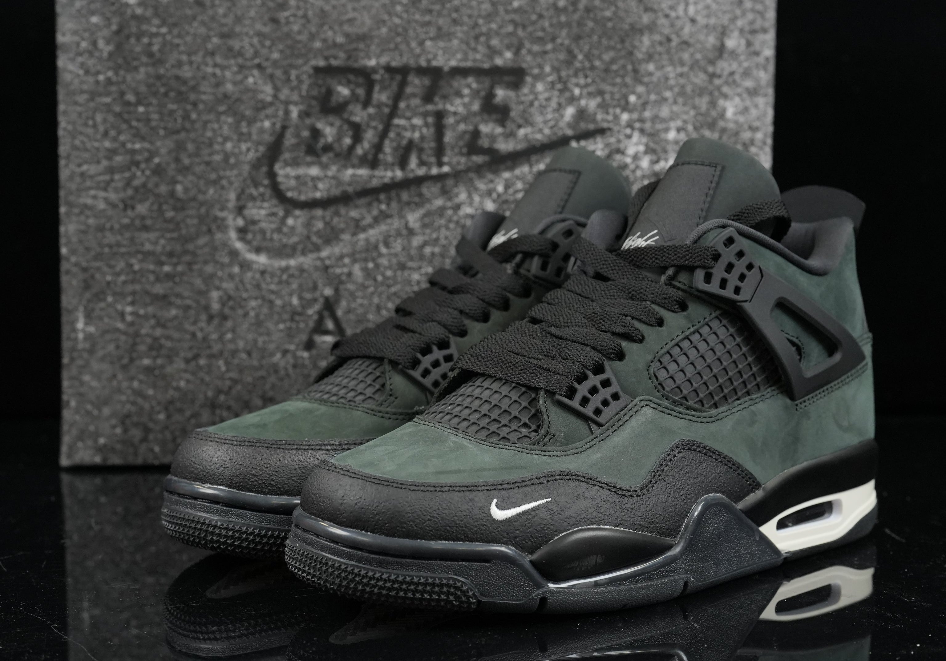 Jordan 4 Design‑Inspired Nigel Sylvester “Dark-Jade - "Bricks” - "Potential" Ltd. Colorway"
